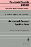 Advanced Speech Applications