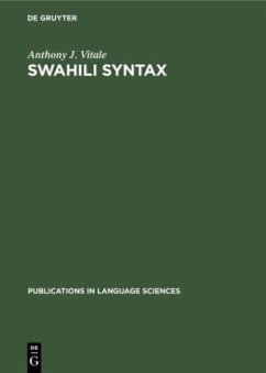 Swahili Syntax - Vitale, Anthony J.