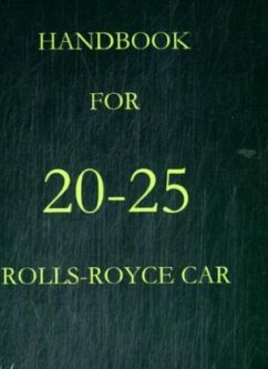 Handbook for the 20-25 Rolls-Royce Car