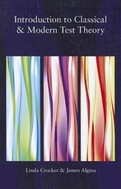 Cover Introduction to Classical and Modern Test Theory