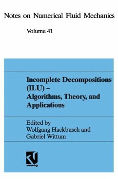 Incomplete Decomposition (ILU) ¿ Algorithms, Theory, and Applications