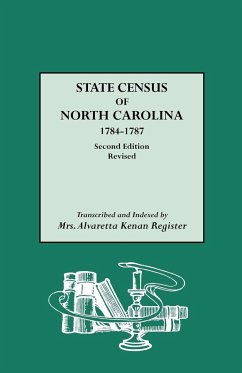 State Census of North Carolina, 1784-1787 (Rev)