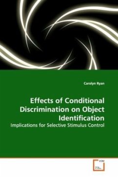 Effects of Conditional Discrimination on Object Identification - Ryan, Carolyn