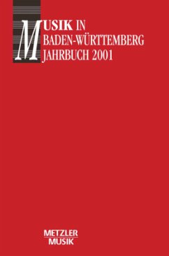 Cover Musik in Baden-Württemberg, Jahrbuch 2001; . / Musik in Baden-Württemberg Bd.8