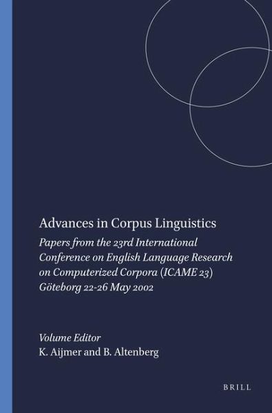 Advances in Corpus Linguistics Advances in Corpus Linguistics