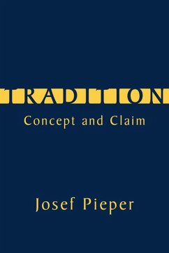 Tradition - Pieper, Josef