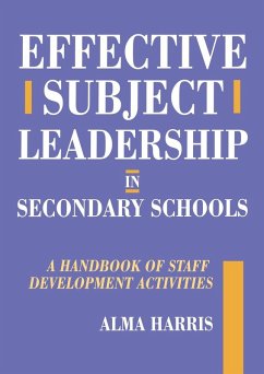 Effective Subject Leadership in Secondary Schools - Harris, Alma