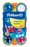 Pelikan Deckfarbkasten mini-friends®, 8 Farben und 1 Pinsel
