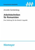 Arbeitstechniken für Romanisten