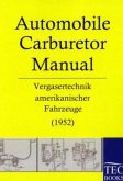 Automobile Carburetor Manual