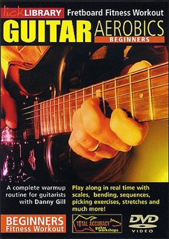 Cover Guitar aerobics beginners DVD-Video Fretboard fitness workout Lick Library