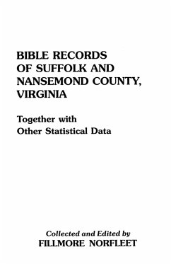 Bible Records of Suffolk and Nansemond County, Virginia - Norfleet