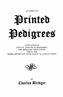 Index to Printed Pedigrees - Bridger, Charles