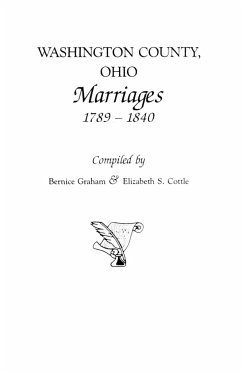 Washington County, Ohio Marriages, 1789-1840 - Graham, Bernice; Cottle, Elizabeth S.