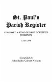 St. Paul's Parish Register