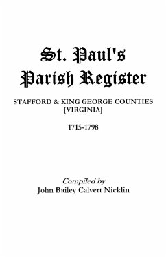 St. Paul's Parish Register - Nicklin, John B. C.
