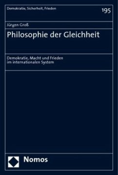 Cover Philosophie der Gleichheit