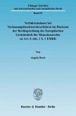 Verfahrensdauer bei Verfassungsbeschwerdeverfahren im Horizont der Rechtsprechung des Europäischen Gerichtshofs für Mens