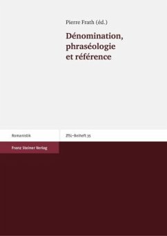 Dénomination, phraséologie et référence - Frath, Pierre