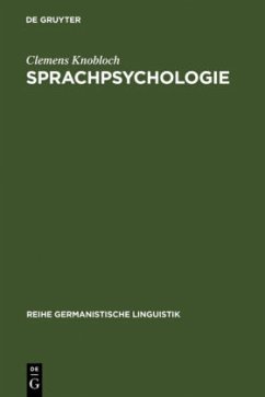Sprachpsychologie - Knobloch, Clemens