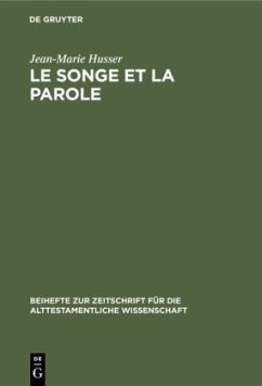 Le songe et la parole - Husser, Jean-Marie