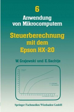 Steuerberechnung mit dem Epson HX-20 - Grajewski, Werner