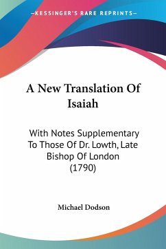 A New Translation Of Isaiah