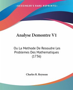 Analyse Demontre V1 - Reyneau, Charles R.