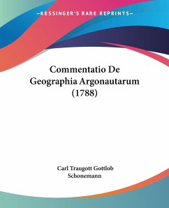 Commentatio De Geographia Argonautarum (1788)