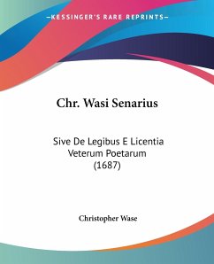 Chr. Wasi Senarius - Wase, Christopher