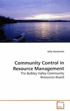 Community Control in Resource Management - Giesbrecht, Kelly
