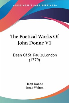 The Poetical Works Of John Donne V1