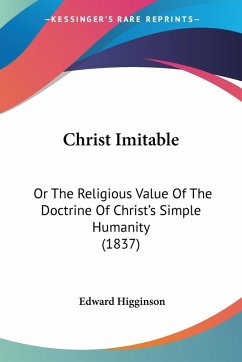 Christ Imitable Christ Imitable