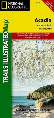National Geographic Trails Illustrated Map Acadia National Park, Maine, USA - National Geographic Maps