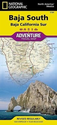 Cover National Geographic Adventure Map Baja South