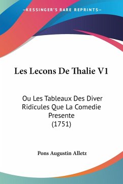 Les Lecons De Thalie V1