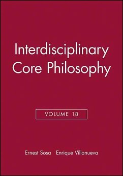 Interdisciplinary Core Philosophy, Volume 18