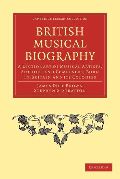 British Musical Biography - Brown, James Duff