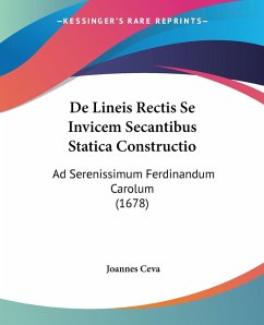 Cover De Lineis Rectis Se Invicem Secantibus Statica Constructio