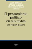 El pensamiento político en sus textos : de Platón a Marx