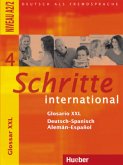 Glosario XXL Deutsch-Spanisch - Alemán-Español / Schritte international - Deutsch als Fremdsprache 4