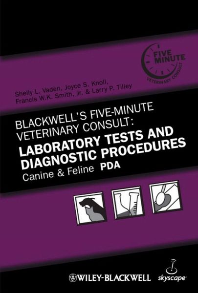 Laboratory Tests and Diagnostic Procedures, Canine & Feline PDA, CD-ROM Laboratory Tests and Diagnostic Procedures, Canine & Feline PDA, CD-ROM