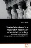 The Deficiencies of the Materialist Reading of Aristotle's Psychology