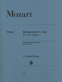 Cover Quintett Es-Dur KV407 (KV386c) für Horn, Violine, 2 Violen und Violoncello Stimmen