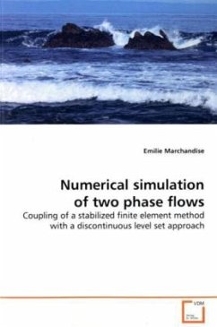 Numerical simulation of two phase flows - Marchandise, Emilie