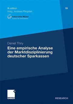 Eine empirische Analyse der Marktdisziplinierung deutscher Sparkassen - Thiry, Daniel