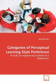 Categories of Perceptual Learning Style Preference