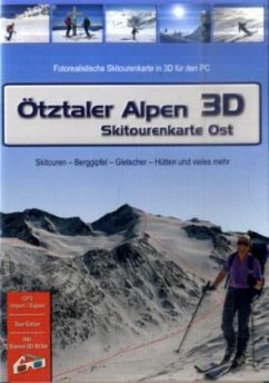 Cover Ötztaler Alpen 3D, Skitourenkarte Ost, 1 DVD-ROM