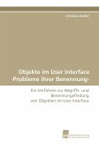 Objekte im User Interface -Probleme ihrer Benennung-