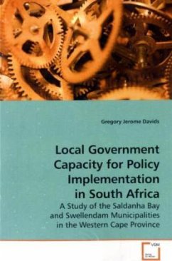 Local Government Capacity for Policy Implementation in South Africa - Davids, Gregory Jerome